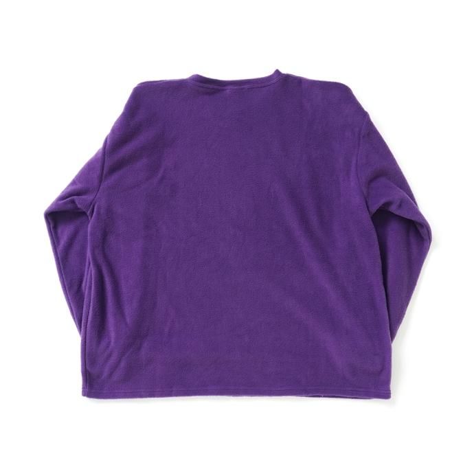 170641144 SMOKE T ONE / THE ONE MORKSKIN POLAR FLEECE L/S SHIRT ե꡼ĹµT - Purple 02