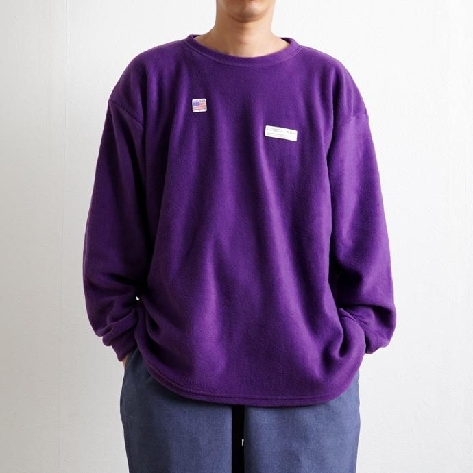 170641144 SMOKE T ONE / THE ONE MORKSKIN POLAR FLEECE L/S SHIRT ե꡼ĹµT - Purple 02