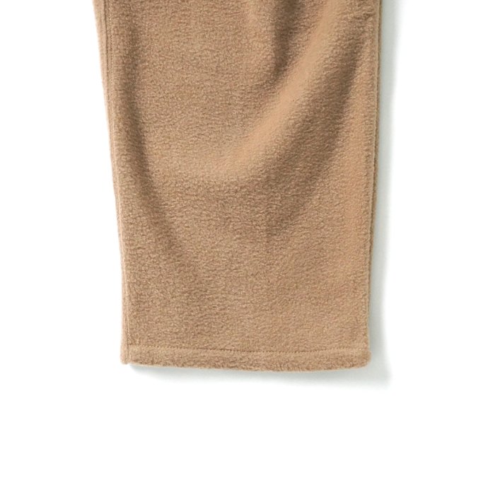 SMOKE T ONE / THE ONE MORKSKIN POLAR FLEECE PANTS フリースイージーパンツ - Khaki  スモークトーン