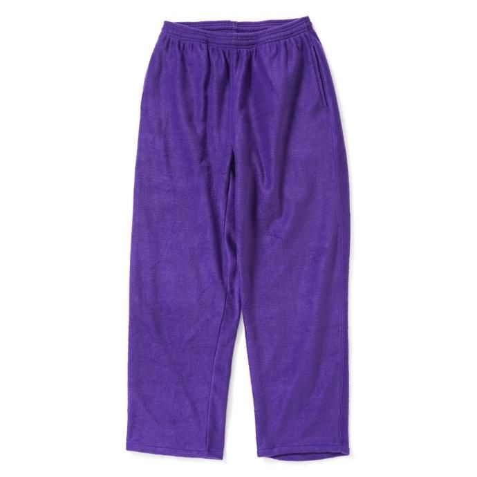 170641373 SMOKE T ONE / THE ONE MORKSKIN POLAR FLEECE PANTS フリースイージーパンツ - Purple 01
