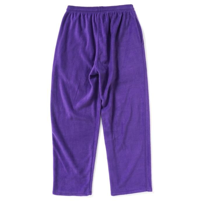 170641373 SMOKE T ONE / THE ONE MORKSKIN POLAR FLEECE PANTS フリースイージーパンツ - Purple 02