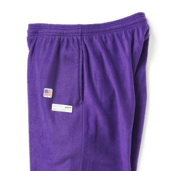 170641373 SMOKE T ONE / THE ONE MORKSKIN POLAR FLEECE PANTS フリースイージーパンツ - Purple 02
