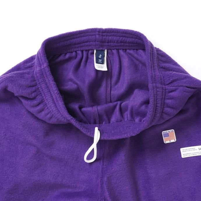 170641373 SMOKE T ONE / THE ONE MORKSKIN POLAR FLEECE PANTS フリースイージーパンツ - Purple 02