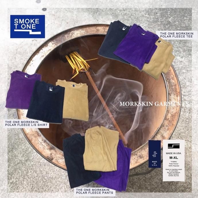 170641373 SMOKE T ONE / THE ONE MORKSKIN POLAR FLEECE PANTS フリースイージーパンツ - Purple 02