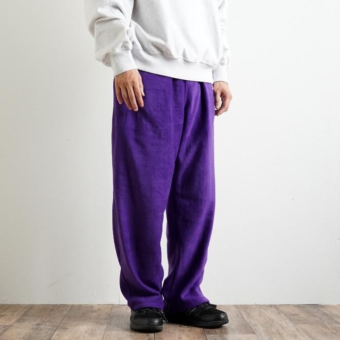 170641373 SMOKE T ONE / THE ONE MORKSKIN POLAR FLEECE PANTS ե꡼ѥ - Purple 02