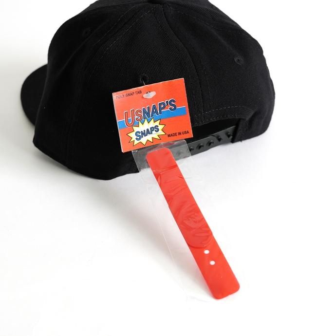 170705814 USNAP CAPS / The Authentic Cap add Extra Snap Tab - Black アメリカ製スナップバックキャップ<img class='new_mark_img2' src='https://img.shop-pro.jp/img/new/icons47.gif' style='border:none;display:inline;margin:0px;padding:0px;width:auto;' /> 02