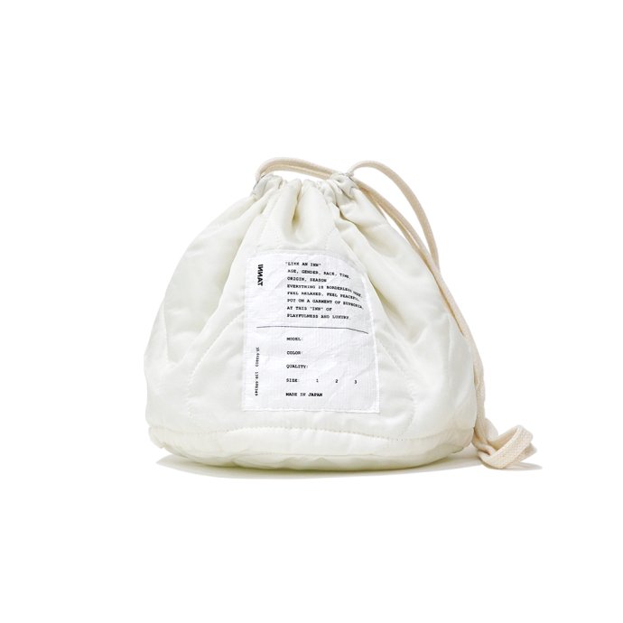 INNAT / CINCH BAG - White シンチバッグ ホワイト INNAT02-A03