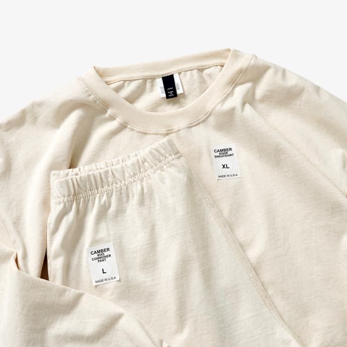 170938456 SMOKE T ONE / CAMBER 8oz MAX-WEIGHT COTTON #305R SWEATSHIRT - Gold 02