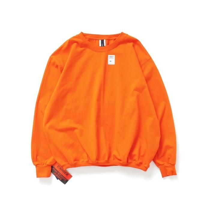 170938632 SMOKE T ONE / CAMBER 8oz MAX-WEIGHT COTTON #305R SWEATSHIRT - Orange 01