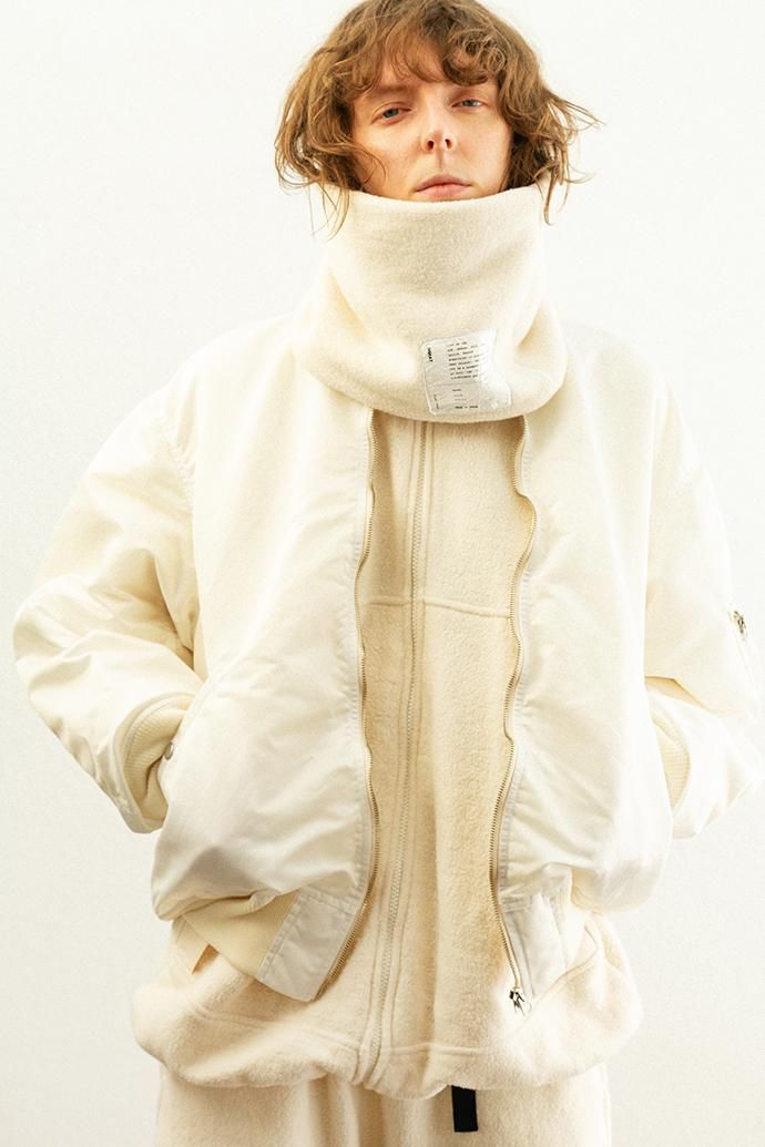 170966791 INNAT / FLEECE SNOOD - Natural フリーススヌード ナチュラル INNAT02-A02 02