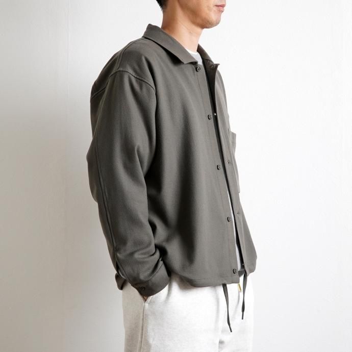 171059730 STILL BY HAND / SH03224 ウールコーチシャツジャケット - Khaki 02