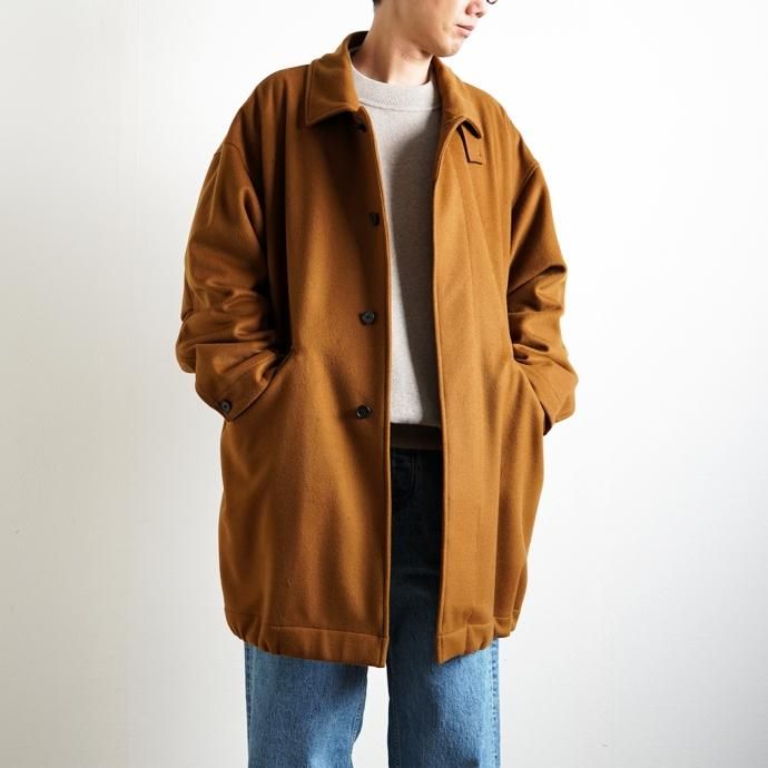 171178027 STILL BY HAND / CO04223 オーバーサイズド バルカラーコート - Brown 02
