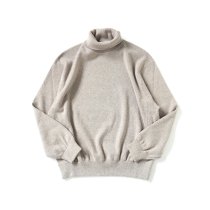 reverve / RV22W007 Wool Sweat Turtleneck - Beige ウールスウェットタートルネック<img class='new_mark_img2' src='https://img.shop-pro.jp/img/new/icons47.gif' style='border:none;display:inline;margin:0px;padding:0px;width:auto;' />
