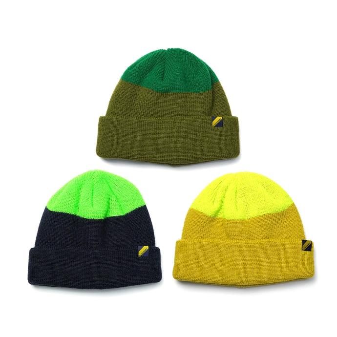 171340001 Trad Marks / Two-tone Knit Cap - Mustard 2ȡ˥åȥå ޥ 02