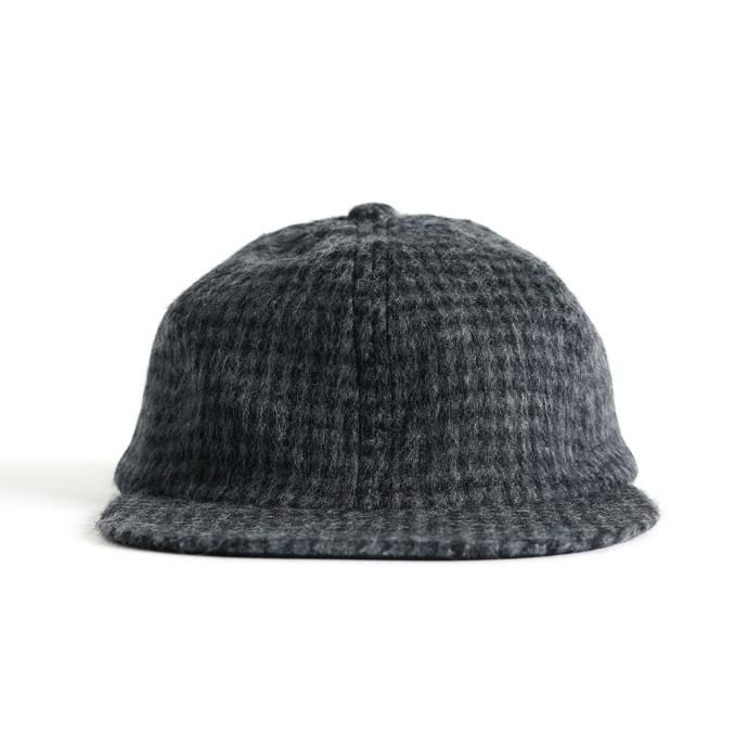171783538 O-(オー)/ SHAGGY CAP シャギーキャップ 23W-07 - Gray Houndstooth 02
