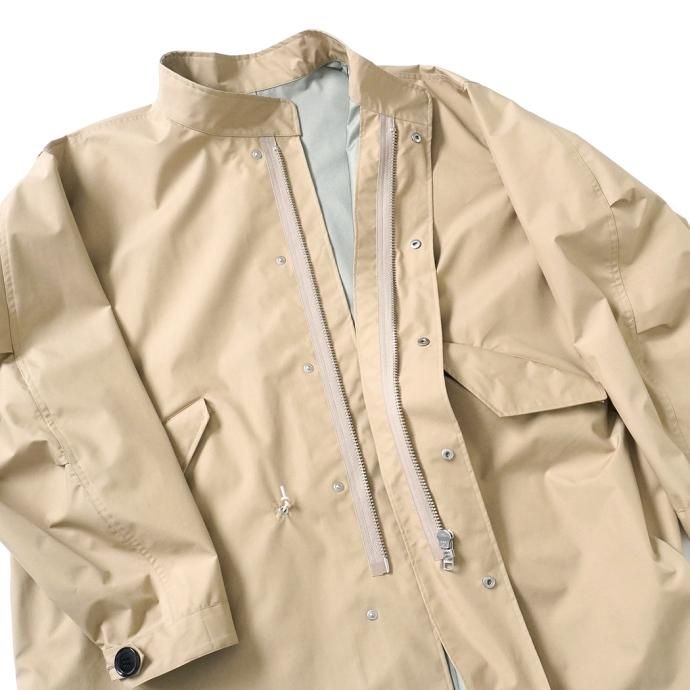 171839883 Powderhorn Mountaineering / P.H.M. MODS COAT 3Lナイロン モッズコート PH22FW-005 - Beige 02