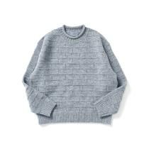 Neweye / NE22W005 Block Knit - Concrete<img class='new_mark_img2' src='https://img.shop-pro.jp/img/new/icons47.gif' style='border:none;display:inline;margin:0px;padding:0px;width:auto;' />
