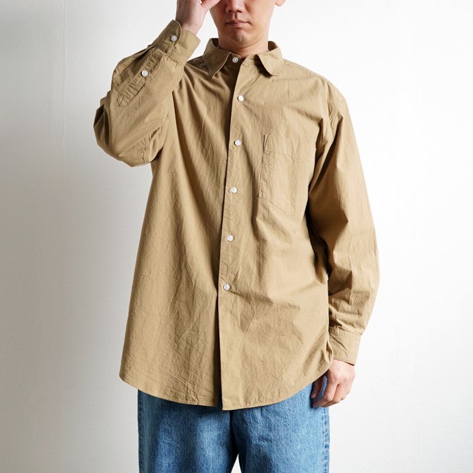172089321 blurhms ROOTSTOCK / Selvage Broad Shirt - White bROOTS23S15 ブロードシャツ 02