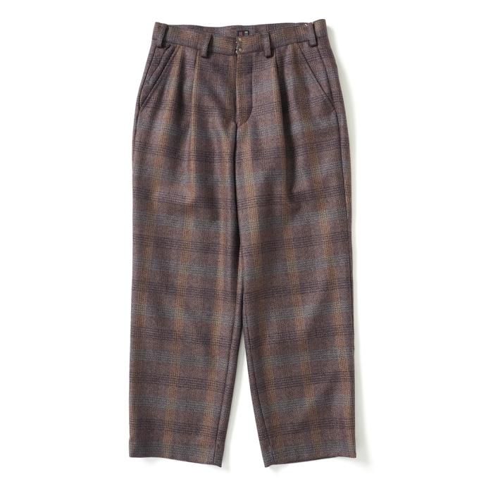 172711650 O-ʥ/ N.N.Z. TROUSERS W 륹å - Brown Plaid 22W-02 01