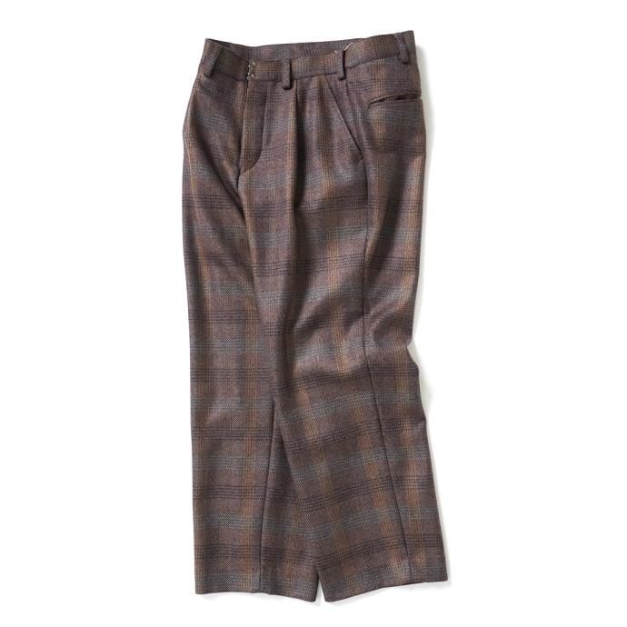 172711650 O-ʥ/ N.N.Z. TROUSERS W 륹å - Brown Plaid 22W-02 02