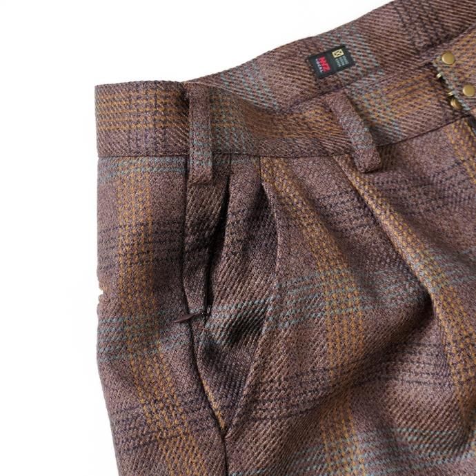 172711650 O-ʥ/ N.N.Z. TROUSERS W 륹å - Brown Plaid 22W-02 02