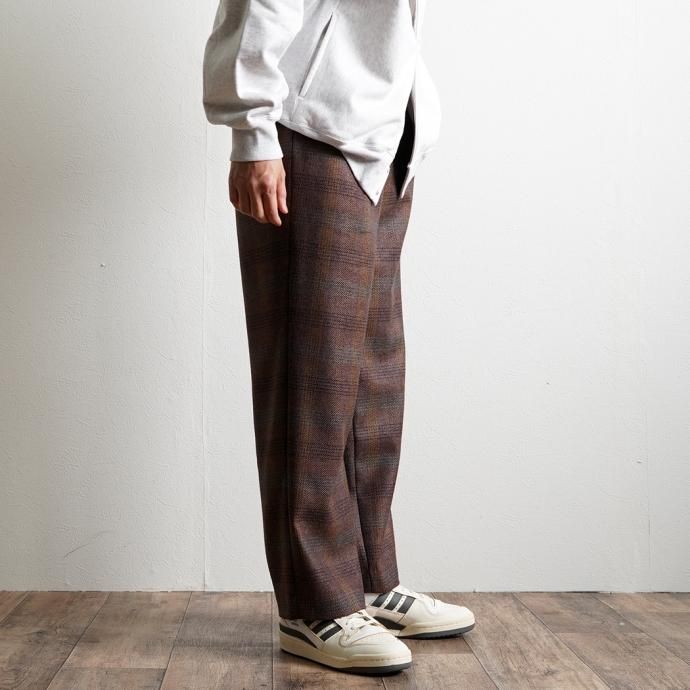 172711650 O-ʥ/ N.N.Z. TROUSERS W 륹å - Brown Plaid 22W-02 02