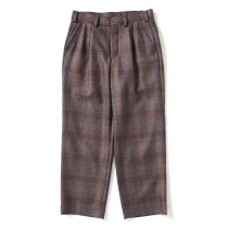 O-（オー）/ N.N.Z. TROUSERS W ウールスラックス - Brown Plaid 22W-02<img class='new_mark_img2' src='https://img.shop-pro.jp/img/new/icons47.gif' style='border:none;display:inline;margin:0px;padding:0px;width:auto;' />