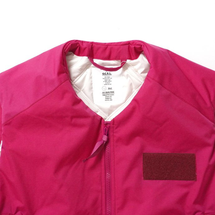 O-（オー）/ SLEEPY VEST 23W-06 - Magenta