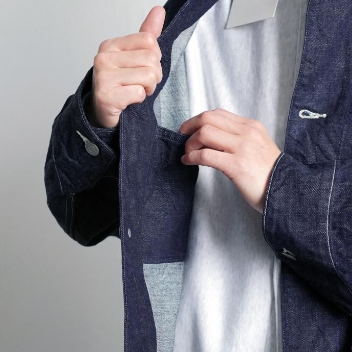 172835601 blurhms ROOTSTOCK / 12.9oz Selvage Denim Coverall - Indigo bROOTS23S10 02