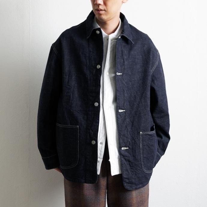 172835601 blurhms ROOTSTOCK / 12.9oz Selvage Denim Coverall - Indigo bROOTS23S10 02