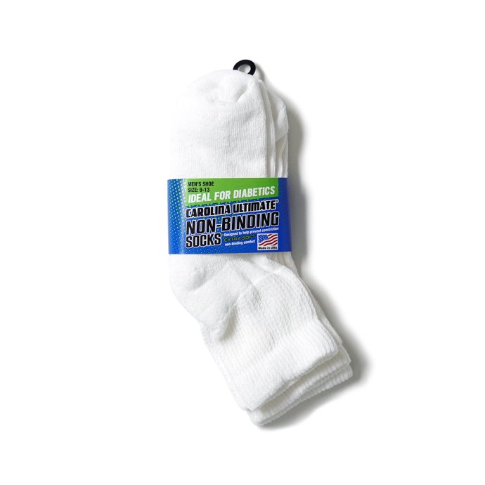 172838287 Jefferies Socks / 2ڥѥåå ۥ磻 Carolina Ultimate Non-Binding Quarter Socks 2 Pair Pack - White 01