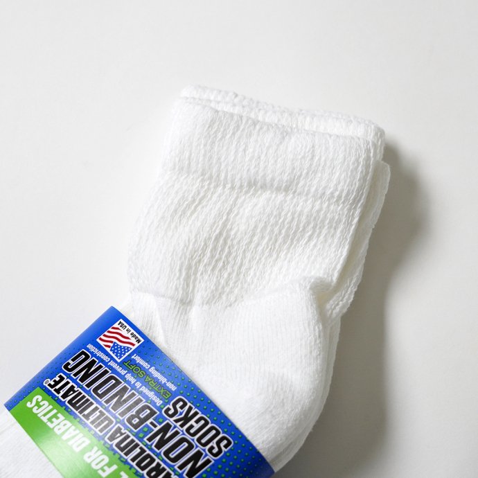 172838287 Jefferies Socks / 2ペアパックソックス ホワイト Carolina Ultimate Non-Binding Quarter Socks 2 Pair Pack - White 02