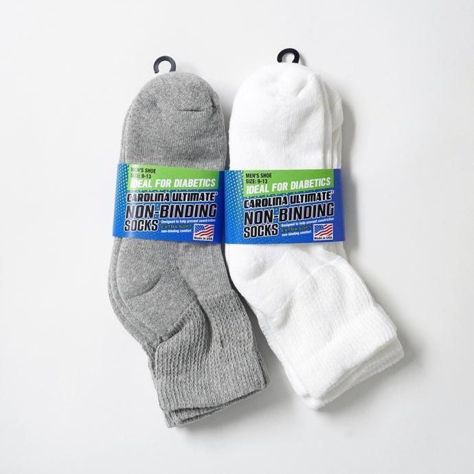 172838287 Jefferies Socks / 2ڥѥåå ۥ磻 Carolina Ultimate Non-Binding Quarter Socks 2 Pair Pack - White 02