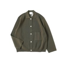 STILL BY HAND / KN03231 ミラノリブニットブルゾン - OLIVE<img class='new_mark_img2' src='https://img.shop-pro.jp/img/new/icons47.gif' style='border:none;display:inline;margin:0px;padding:0px;width:auto;' />