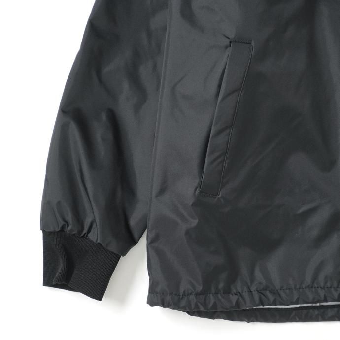 173098236 ASW Jackets / ナイロンコーチジャケット w/リフレクタードローコード ブラック Coaches Windbreaker Flannel Lined<img class='new_mark_img2' src='https://img.shop-pro.jp/img/new/icons47.gif' style='border:none;display:inline;margin:0px;padding:0px;width:auto;' /> 02