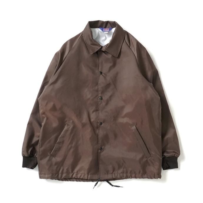 173098287 ASW Jackets / ナイロンコーチジャケット w/リフレクタードローコード ブラウン Coaches Windbreaker Flannel Lined<img class='new_mark_img2' src='https://img.shop-pro.jp/img/new/icons47.gif' style='border:none;display:inline;margin:0px;padding:0px;width:auto;' /> 01