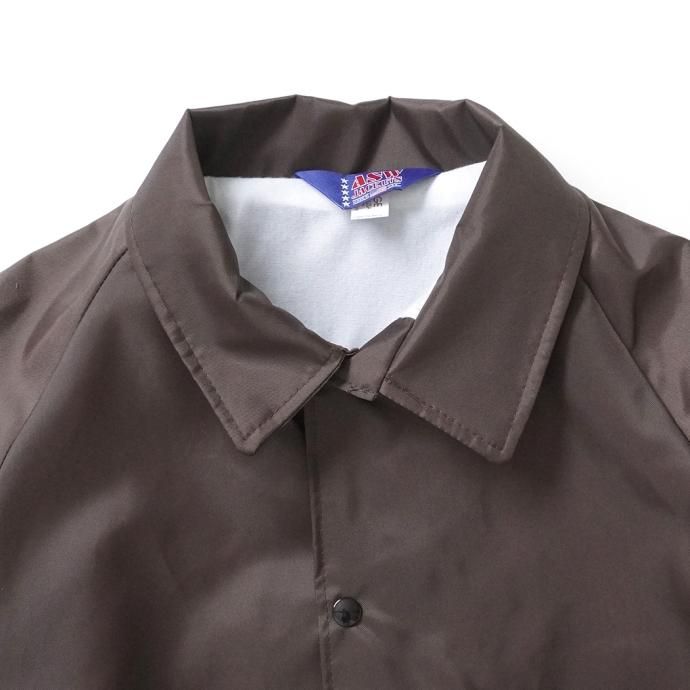 173098287 ASW Jackets / ナイロンコーチジャケット w/リフレクタードローコード ブラウン Coaches Windbreaker Flannel Lined<img class='new_mark_img2' src='https://img.shop-pro.jp/img/new/icons47.gif' style='border:none;display:inline;margin:0px;padding:0px;width:auto;' /> 02