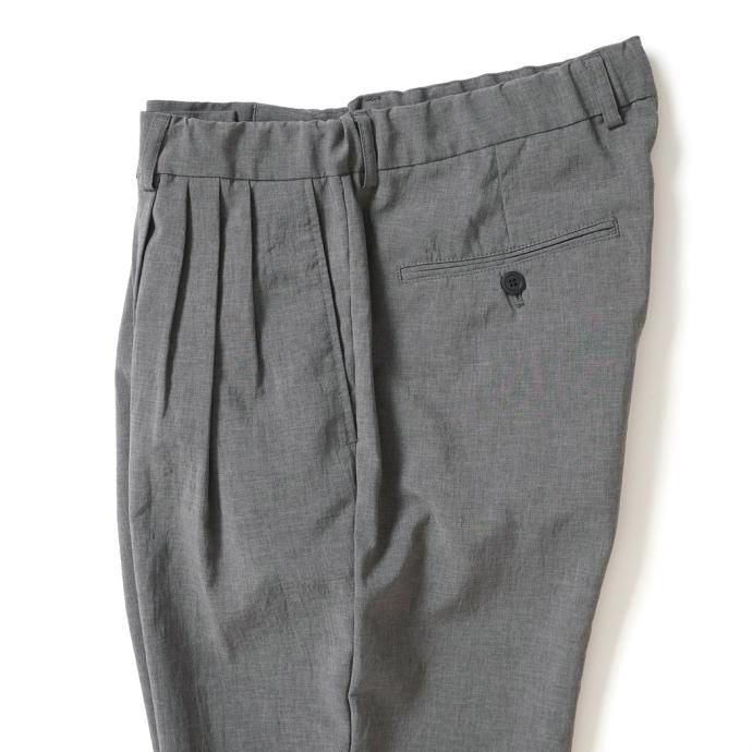 173322852 STILL BY HAND / PT01231 4タックパンツ - GREY 02