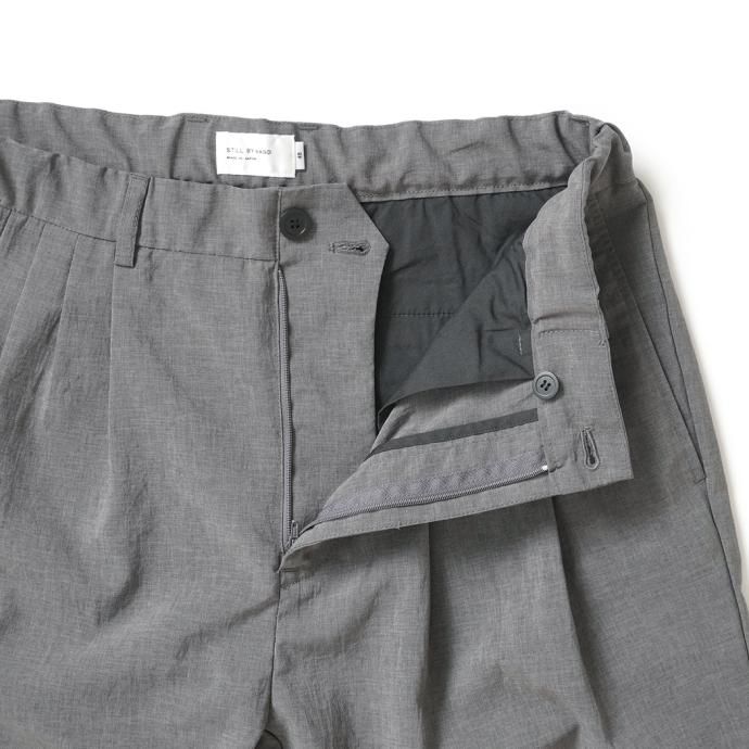 173322852 STILL BY HAND / PT01231 4タックパンツ - GREY 02
