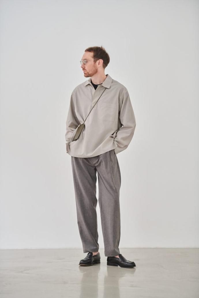 173322852 STILL BY HAND / PT01231 4タックパンツ - GREY 02