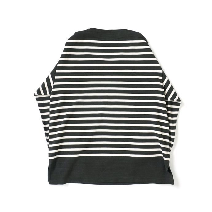 173325700 blurhms ROOTSTOCK / Border Basque Shirt - InkBlack x Natural bROOTS23S29<img class='new_mark_img2' src='https://img.shop-pro.jp/img/new/icons47.gif' style='border:none;display:inline;margin:0px;padding:0px;width:auto;' /> 02