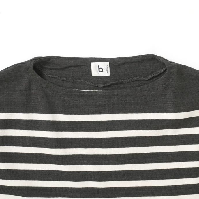 173325700 blurhms ROOTSTOCK / Border Basque Shirt - InkBlack x Natural bROOTS23S29<img class='new_mark_img2' src='https://img.shop-pro.jp/img/new/icons47.gif' style='border:none;display:inline;margin:0px;padding:0px;width:auto;' /> 02