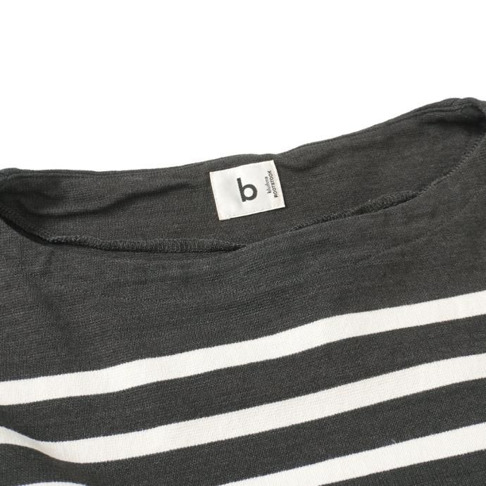 173325700 blurhms ROOTSTOCK / Border Basque Shirt - InkBlack x Natural bROOTS23S29<img class='new_mark_img2' src='https://img.shop-pro.jp/img/new/icons47.gif' style='border:none;display:inline;margin:0px;padding:0px;width:auto;' /> 02