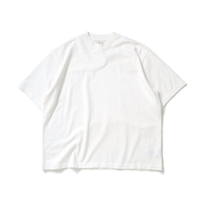 blurhms ROOTSTOCK / Silk Cotton 20/80 Crew-neck S/S BIG - Off