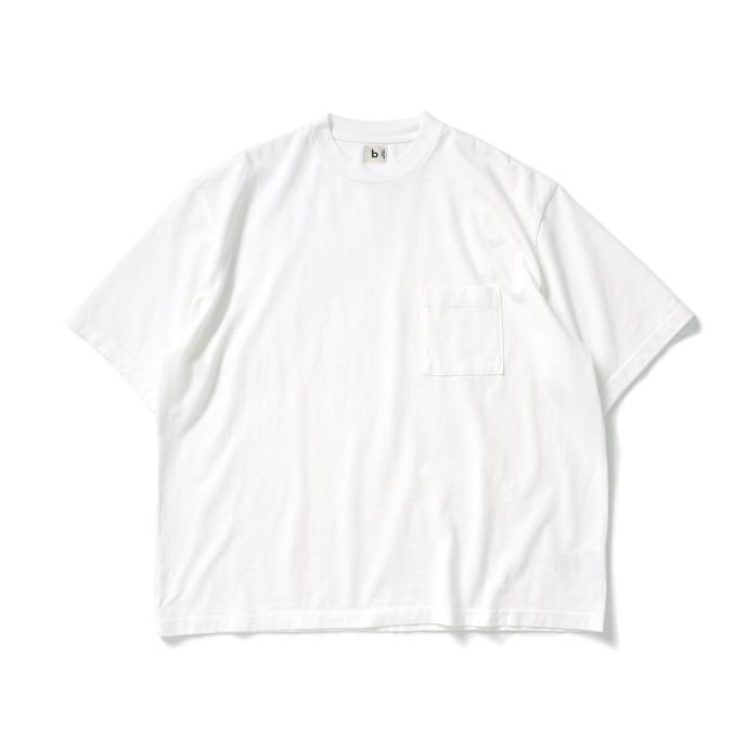 173326219 blurhms ROOTSTOCK / Classic Tee S/S Pocket BIG - Off コットンビッグポケットTシャツ bROOTS23S27 01