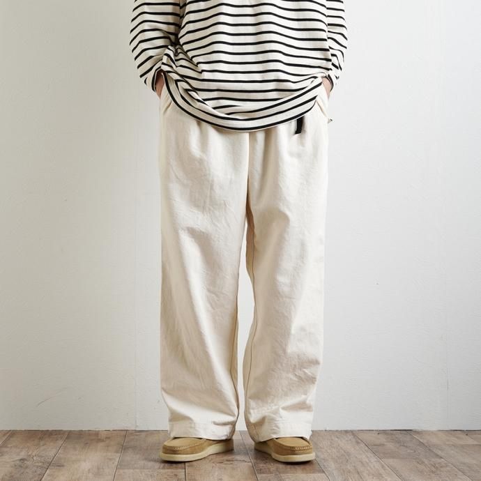 173383490 INNAT / SILK DENIM PAJAMA PANTS - Natural シルクデニム パジャマパンツ ナチュラル INNAT03-P03 02