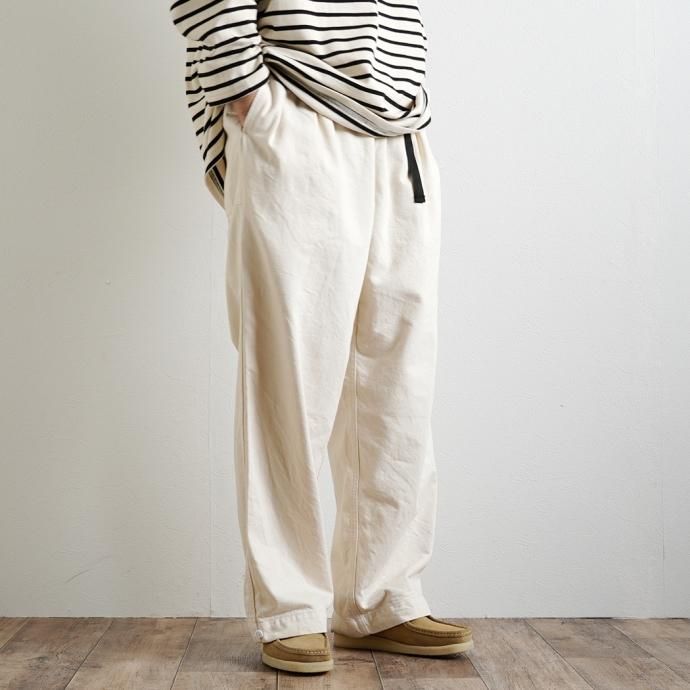 173383490 INNAT / SILK DENIM PAJAMA PANTS - Natural シルクデニム パジャマパンツ ナチュラル INNAT03-P03 02