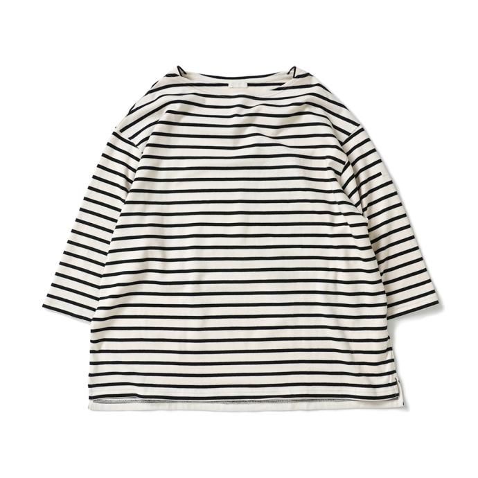 173383593 INNAT / BASQUE LS TEE - Natural バスクシャツ ナチュラル INNAT03-C01 01