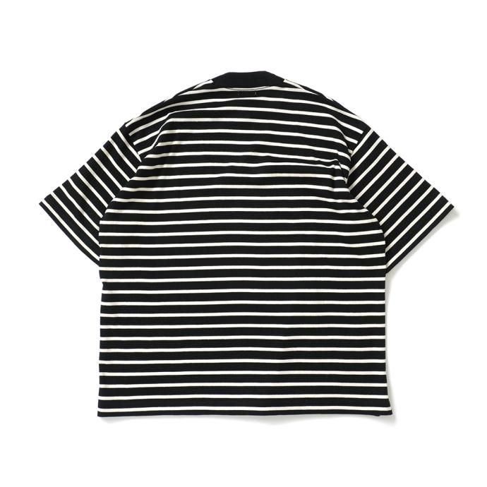 173383913 INNAT / BASQUE SS TEE - Black バスクTシャツ ブラック INNAT03-C02 02