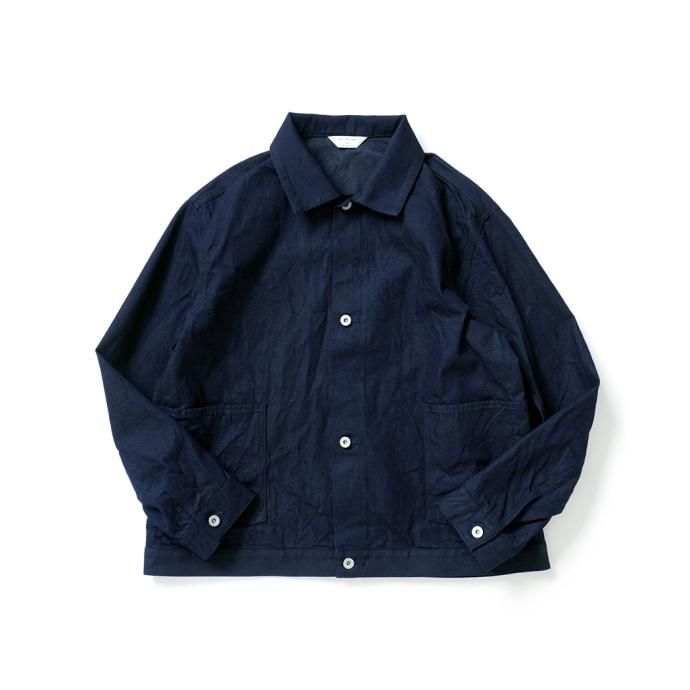 173392507 STILL BY HAND / DN01231 デニムジャケット - DARK NAVY 01